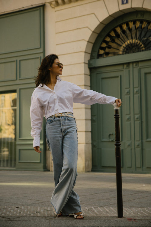 Charlie Petite | Odile Blouse - Mommy | White