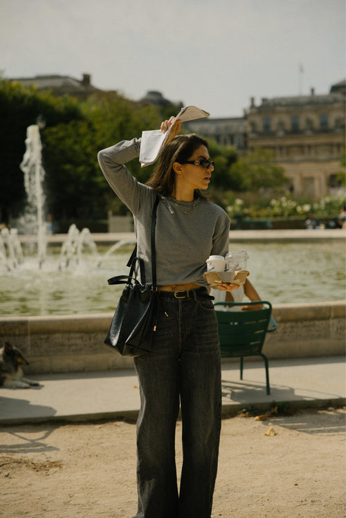 Charlie Petite | Olive Jeans - Mommy | Black
