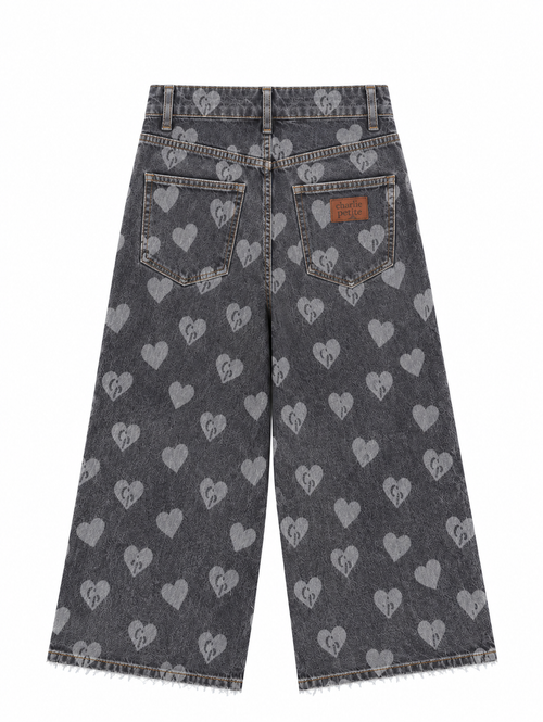 Charlie Petite | Isae Jeans | Black Stone Washed
