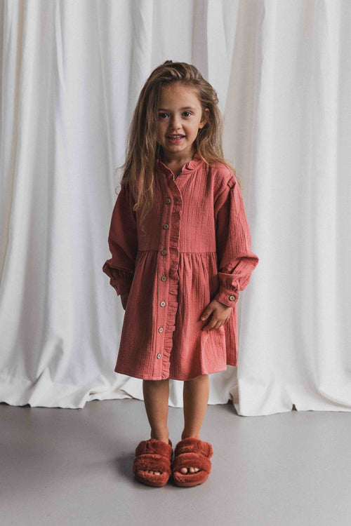 CHARLIE PETITE | DRESS HOLLY CORAL