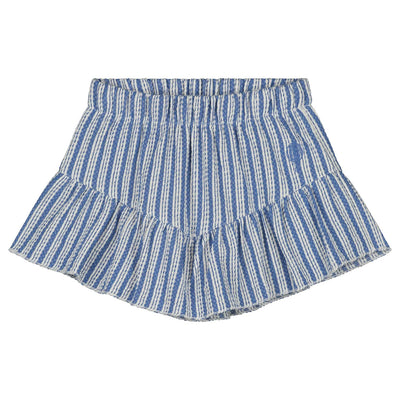 Charlie Petite | Ines Short | Stripes Blue/White