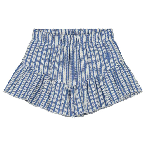 Charlie Petite | Ines Short | Stripes Blue/White