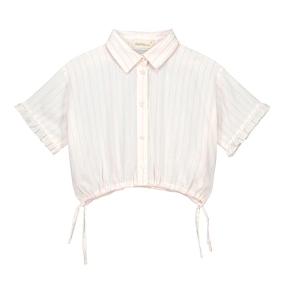 CHARLIE PETITE | BLOUSE IVY WHITE PINK