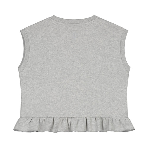 Charlie Petite | Izabella Top | Grey Melange