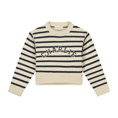 Joan Sweater | Stripes Blue/White
