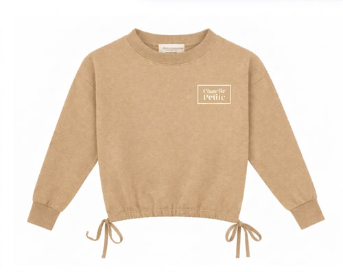 Charlie Petite | Sienna Sweater | Brown Melange