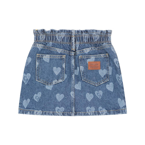 Charlie Petite | Jada Skirt | Medium Blue