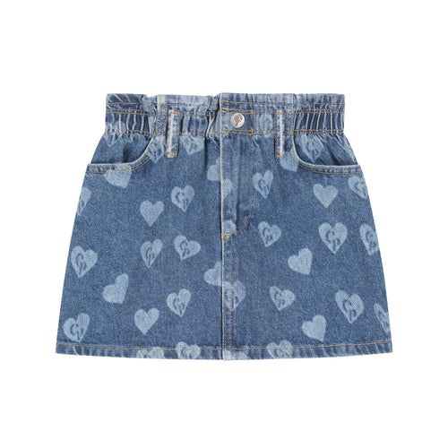 Charlie Petite | Jada Skirt | Medium Blue