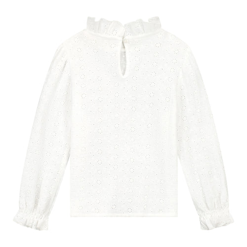 CHARLIE PETITE | James Blouse - White