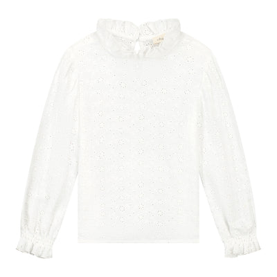 CHARLIE PETITE | James Blouse - White