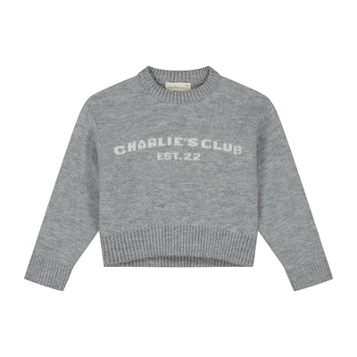 Charlie Petite | Joan Sweater | Grey Melange