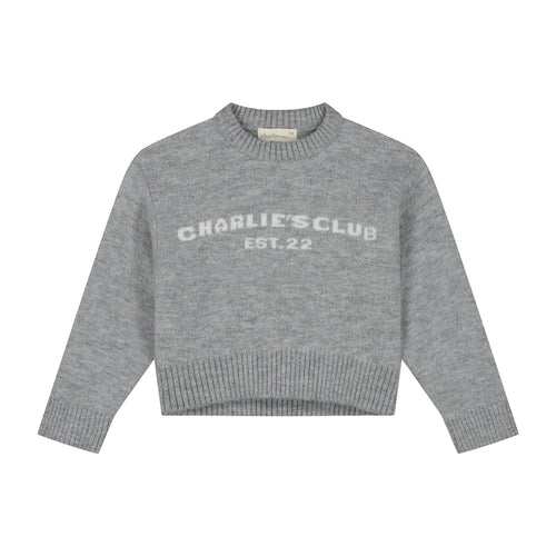 Charlie Petite | Joan Sweater | Grey Melange