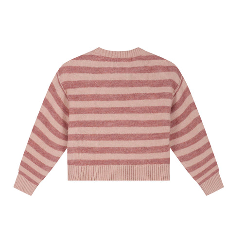 Charlie Petite | Joan Sweater | Pink Stripes
