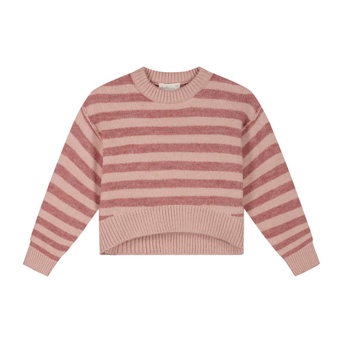 Charlie Petite | Joan Sweater | Pink Stripes