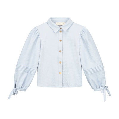 CHARLIE PETITE | Joli Blouse  - Light Blue