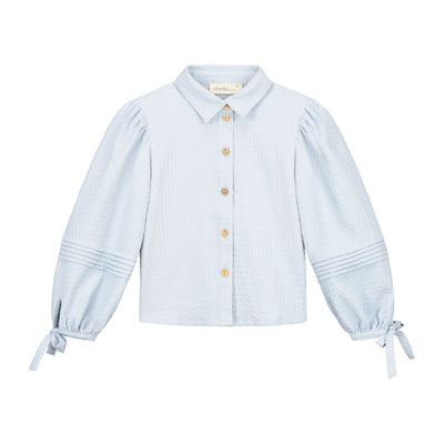 Charlie Petite | Joli Blouse | Light Blue