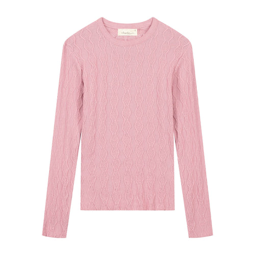 CHARLIE PETITE | Josie Longsleeve - Pink