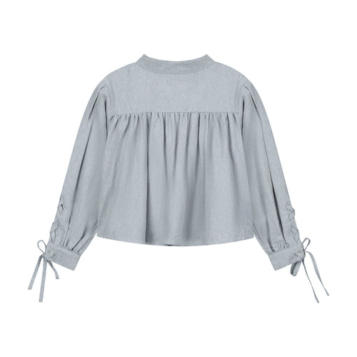 Charlie Petite | Joy Blouse | Blue