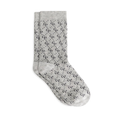 CHARLIE PETITE | Jules Socks CP All-Over - Grey Melange