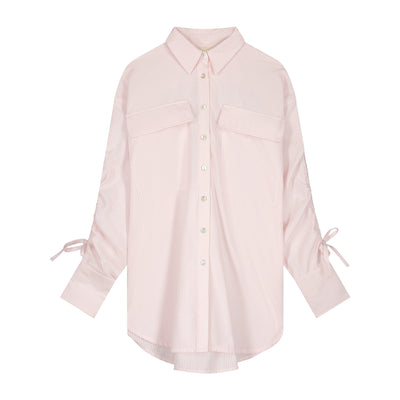 Katie Blouse - Mommy | Stripes Pink/White