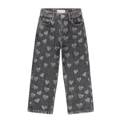 Charlie Petite | Isae Jeans | Black Stone Washed
