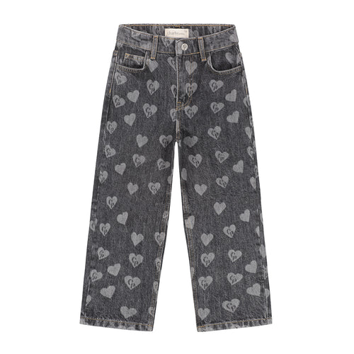 Charlie Petite | Isae Jeans | Black Stone Washed