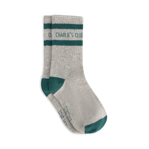 Charlie Petite | Luca Socks | Grey/Green