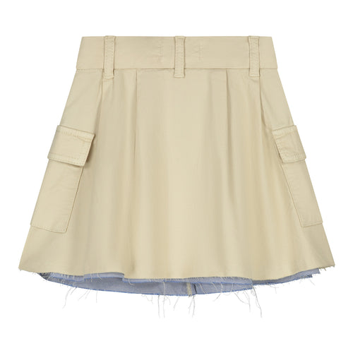 Charlie Petite | Lucie Skirt | Camel Melange