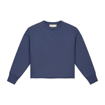 Charlie Petite | Lux Sweater | Denim Blue