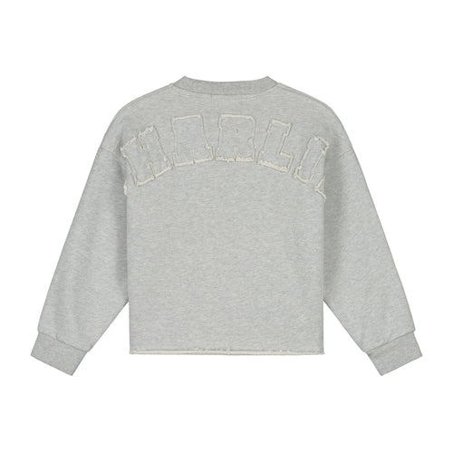 Charlie Petite | Lux Sweater | Grey Melange