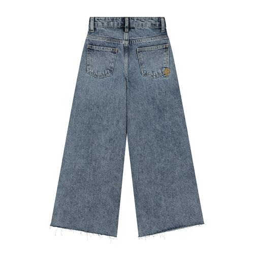 Charlie Petite | Nic Wide Leg Jeans | North Blue