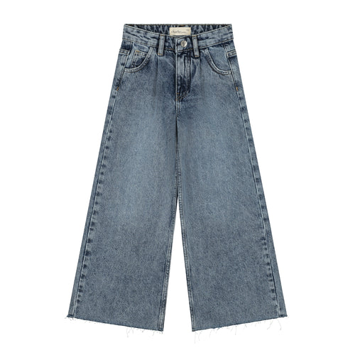 Charlie Petite | Nic Wide Leg Jeans | North Blue