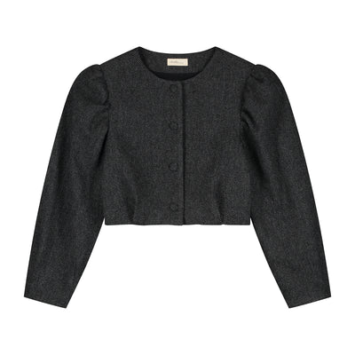 Charlie Petite | Odie Blazer - Mommy | Black/Grey