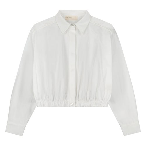 Charlie Petite | Odile Blouse - Mommy | White