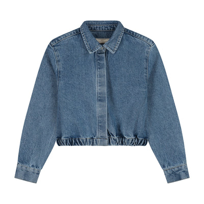 Charlie Petite | Odile Blouse | Pale Blue