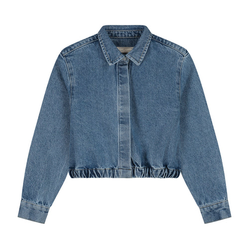 Charlie Petite | Odile Blouse | Pale Blue