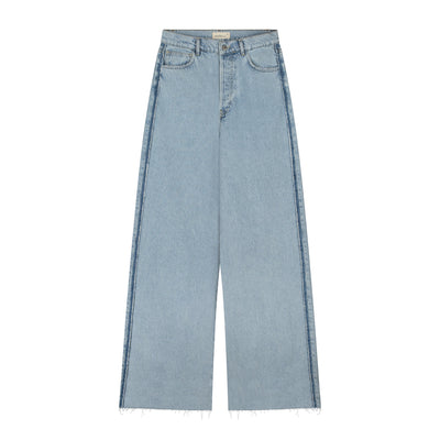 Charlie Petite | Olive Jeans - Mommy | Light Snow Wash