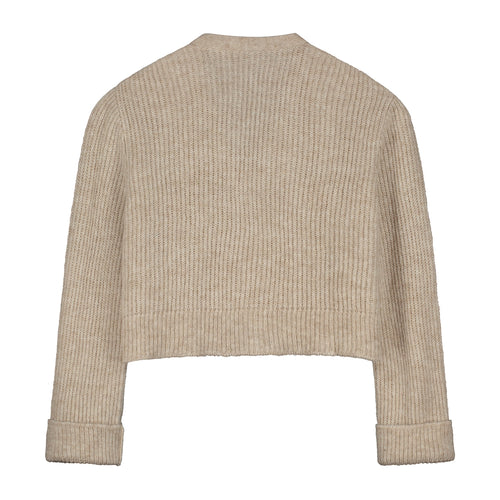 Charlie Petite | Olsen Cardigan - Mommy | Beige Melange