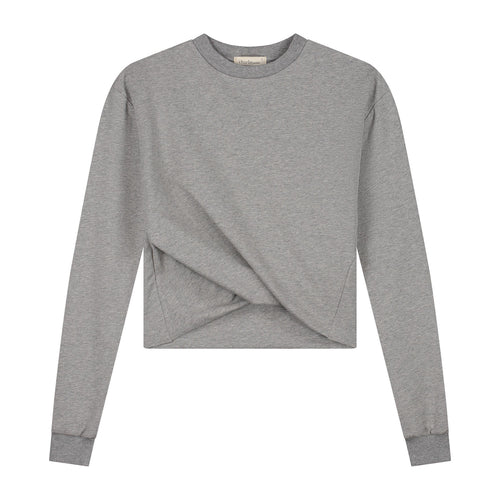 Charlie Petite | Owen Longsleeve - Mommy | Grey Melange