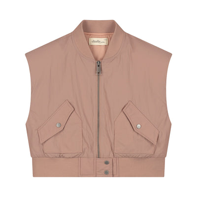 Pearl Gilet | Old Pink