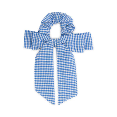 Piper Scrunchie | Blue/White Checks