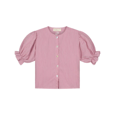 Plien Blouse | Red/White Stripes