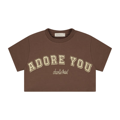 Charlie Petite | Presley T-Shirt | Brown