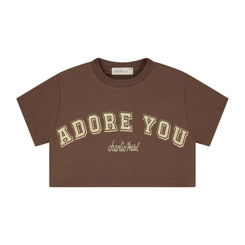 Charlie Petite | Presley T-Shirt | Brown