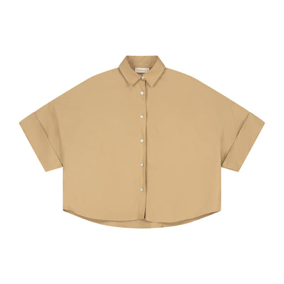 Charlie Petite | Riley Blouse - Mommy | Camel