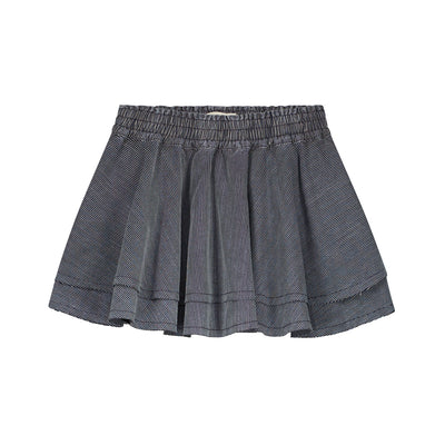 Charlie Petite | Sadie Skirt | Blue/White Stripes