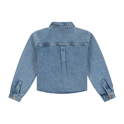 Charlie Petite | Sage Blouse | Light Blue