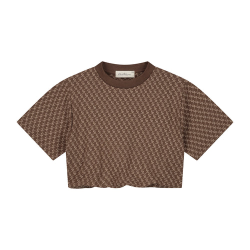 Charlie Petite | Sanne T-Shirt | Brown