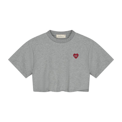 Charlie Petite | Sanne T-Shirt | Grey Melange