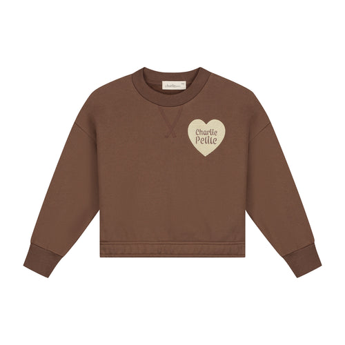 Charlie Petite | Sara Sweater | Brown